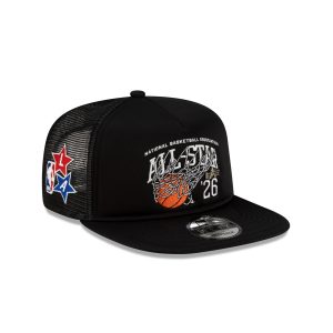 Alpha Industries 2026 NBA All-Star Game Black 9FIFTY A-Frame Trucker