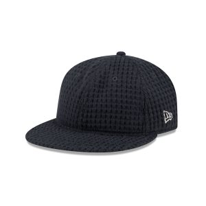 Waffle Knit Navy Retro Crown 9FIFTY Strapback