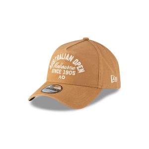 Khaki Script 9FORTY A-Frame Snapback