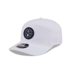 Circle Logo White Split Panel 9SEVENTY Stretch-Snap