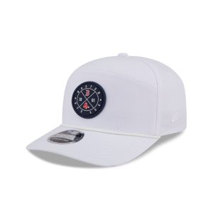 Circle Logo White Split Panel 9SEVENTY Stretch-Snap