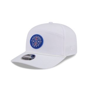 Circle Logo White Split Panel 9SEVENTY Stretch-Snap