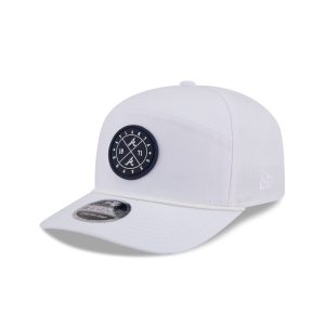 Circle Logo White Split Panel 9SEVENTY Stretch-Snap