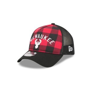 Evergreen Check 9FORTY A-Frame Trucker