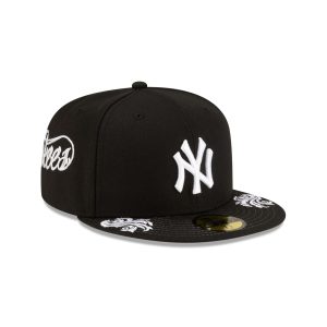 Script Black and White 59FIFTY Fitted