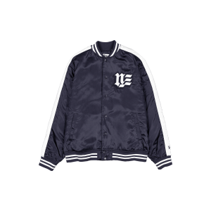 Navy Souvenir Satin Jacket