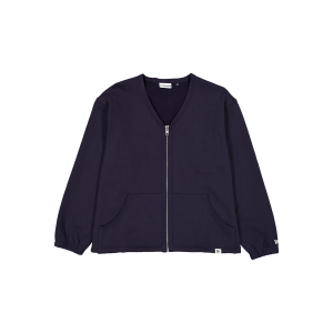 Navy Full-Zip Cardigan
