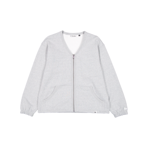 Heather Gray Full-Zip Cardigan