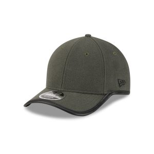 Black Platinum Tier Melton Wool Gray 9FORTY M-Crown Adjustable