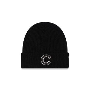 Cashmere Black Cuff Knit
