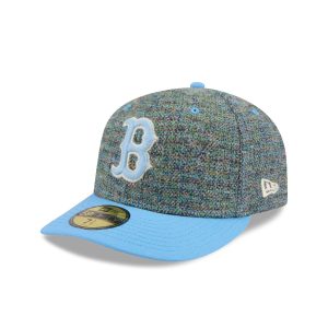 Three Looms Tweedy Cotton Radiant Blue 59FIFTY Fitted