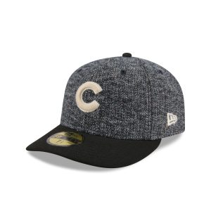 Three Looms Tweedy Cotton Black 59FIFTY Fitted