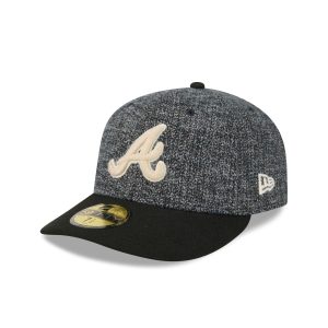 Three Looms Tweedy Cotton Black 59FIFTY Fitted