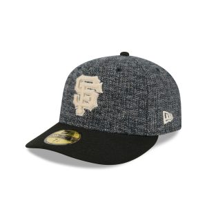 Three Looms Tweedy Cotton Black 59FIFTY Fitted