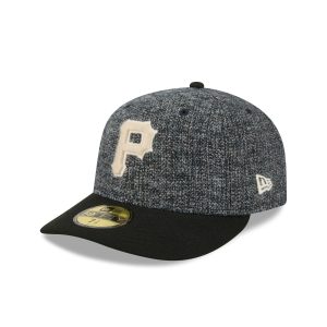 Three Looms Tweedy Cotton Black 59FIFTY Fitted