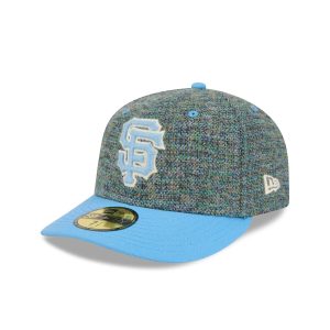 Three Looms Tweedy Cotton Radiant Blue 59FIFTY Fitted