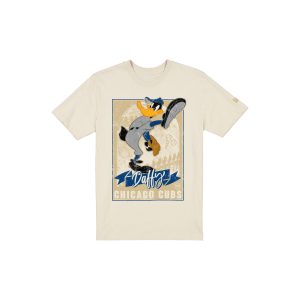 Daffy Duck Pitch Chrome White T-Shirt