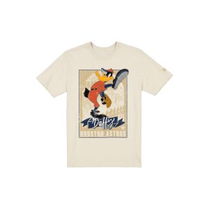 Daffy Duck Pitch Chrome White T-Shirt
