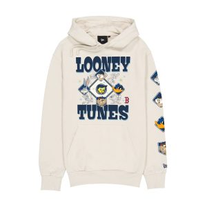 Looney Tunes Diamond Chrome White Hoodie