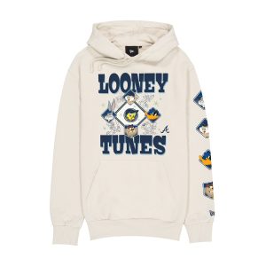 Looney Tunes Diamond Chrome White Hoodie