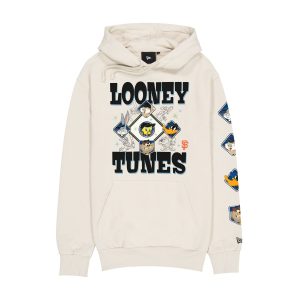 Looney Tunes Diamond Chrome White Hoodie