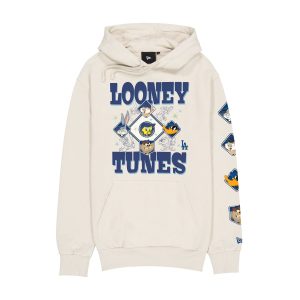 Looney Tunes Diamond Chrome White Hoodie