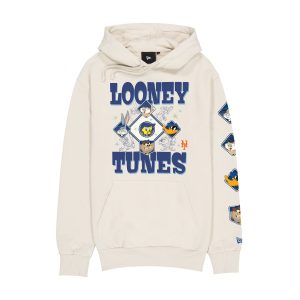 Looney Tunes Diamond Chrome White Hoodie