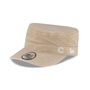 Pigment Dye Khaki Military Cap