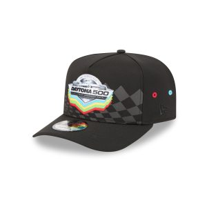 DAYTONA 500 Black 9FIFTY A-Frame Snapback
