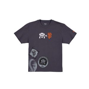 San Francisco Giants Logos Graphite T-Shirt