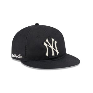 AimÃ Leon Dore Black Linen Retro Crown 9FIFTY Adjustable