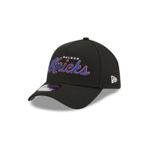 Malbon Golf Black Script 9FORTY A-Frame Snapback