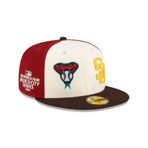 2026 MLB World Tour Mexico City Series Matchup Three Tone 59FIFTY Fitted
