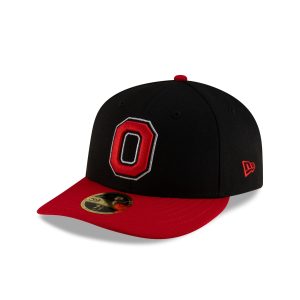 Black Scarlet Low Profile 59FIFTY Fitted