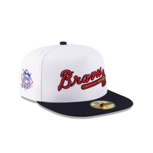 Just Caps League Sidepatch Optic White 59FIFTY A-Frame Fitted