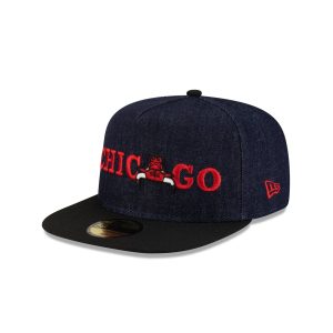 Navy Denim 59FIFTY A-Frame Fitted