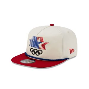 Los Angeles 1984 Olympic Games Stars Chrome White Red Golfer