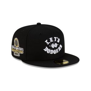 Born x Raised Let's Go Dodgers World Series Black 59FIFTY Fitted