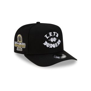 Born x Raised Let's Go Dodgers World Series Black 9FIFTY A-Frame Snapback
