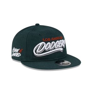 Born x Raised Sign Green Wool Retro Crown 9FIFTY Adjustable