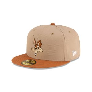 Looney Tunes Wile E. Coyote Camel Brown 59FIFTY Fitted