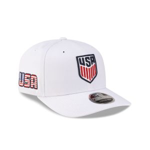 U.S. Soccer Men's National Team Americana Flag White 9SEVENTY Stretch-Snap