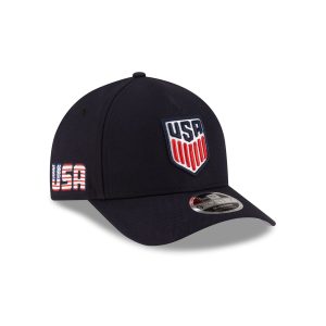 U.S. Soccer Men's National Team Americana Flag Navy 9FORTY M-Crown A-Frame Snapback