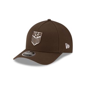 U.S. Soccer Men's National Team Walnut 9FORTY M-Crown A-Frame Snapback