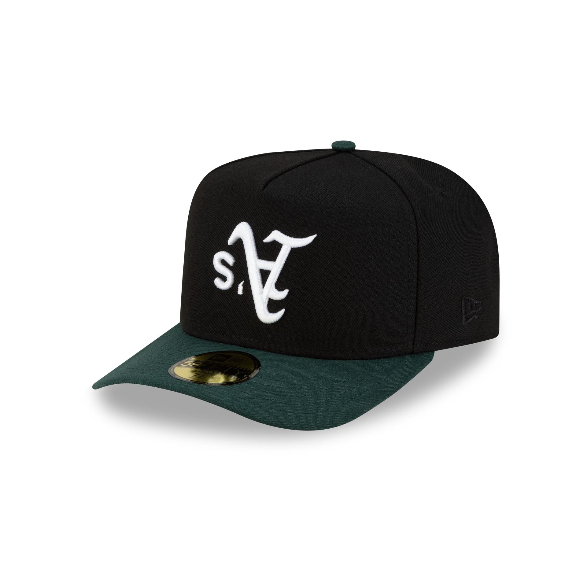 71006043_59FIFTYAF_MLB25_JUSTCAPS_UPSIDEDOWNLOGO_OAKATHCO_BLACK_3QL.jpg