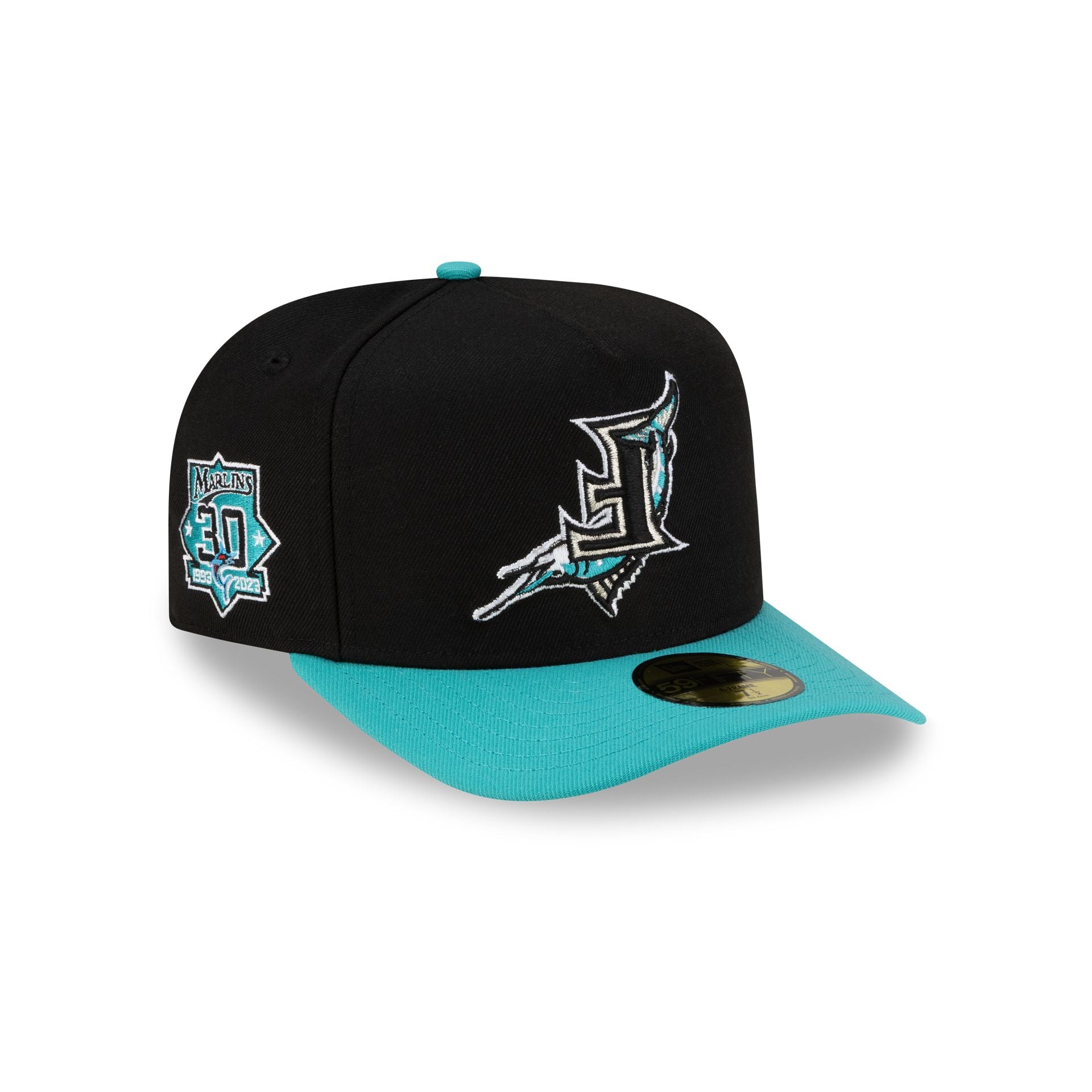 71006047_59FIFTYAF_MLB25_JUSTCAPS_UPSIDEDOWNLOGO_FLOMARCO_BLACK_3QR.jpg