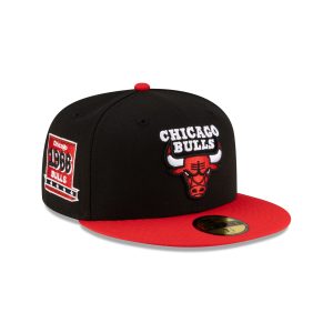 1966-Present Hardwood Classics Black 59FIFTY Fitted