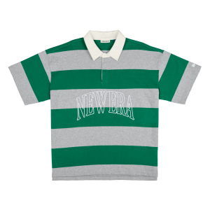 Embroidered Yarn Dye Kelly Green Rugby Shirt