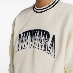 Ombre Chrome White Crewneck