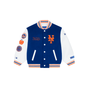 New York or Nowhere Youth Light Royal Varsity Jacket